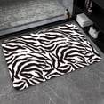thumbnail image 1 of Diatomaceous Earth Bath Mat,Black and White Zebra Print Non-Slip Volume Super Absorbent Fast Drying for Bathroom Kitchen Door mat,Eco-Friendly Easy to Clean 17×27.5Inch (43 * 70cm), 1 of 6
