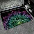 thumbnail image 1 of Diatomaceous Earth Bath Mat,Colorful Mandala Flower Non-Slip Volume Super Absorbent Fast Drying for Bathroom Kitchen Door mat,Eco-Friendly Easy to Clean 20×31Inch (50 * 80cm), 1 of 6