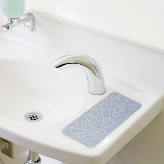 Diatomaceous Earth Bath Mat Fast Drying Kitchen Counter Tray Hygienic Stone Drying Pad for Tableware Ceramic Soap Dispenser Bowl Rack Organizer