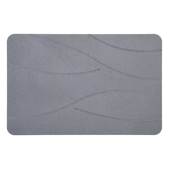 Diatomaceous Earth Bath Mat Non-Slip Quick Dry Absorbent Stone Floor Rug for Bathroom Kitchen