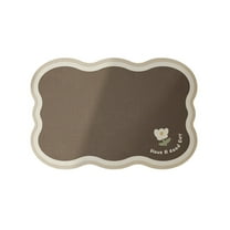 Diatomaceous Earth Bath Mat Rugs Super Absorbent Diatomite Stone Bath Mat Non Slip Quick Dry Thin Bathroom Mat Fit Under Door, Floor Rugs in Front of Bathtub, Shower Room