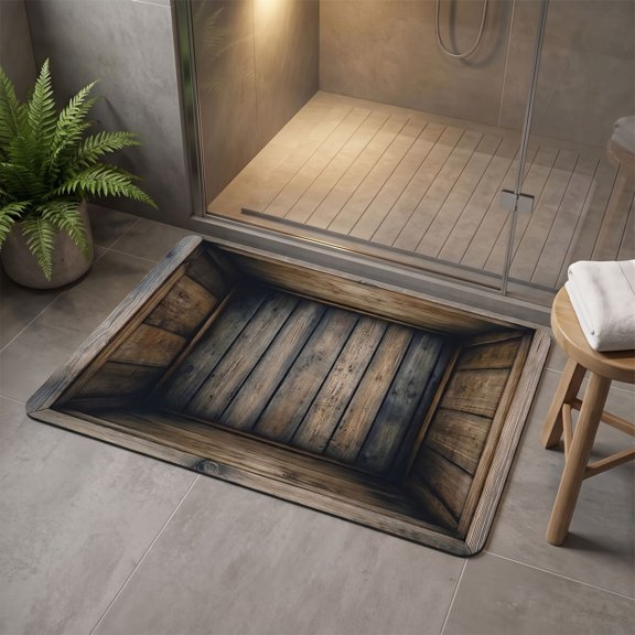 Diatomaceous Earth Bath Mat, Super Absorbent Quick Dry Floor Mat With Stain Resistant Wear Resistant Non Slip Surface, for Bathroom Entryway Kitchen Laundry Room Indoor Outdoor Use