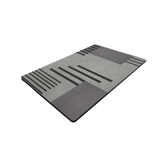 Diatomaceous Earth Bath Mat - Super Absorbent & Quick-Drying Floor Mat - Non-Slip Bathroom Mat for Shower & Toilet Area