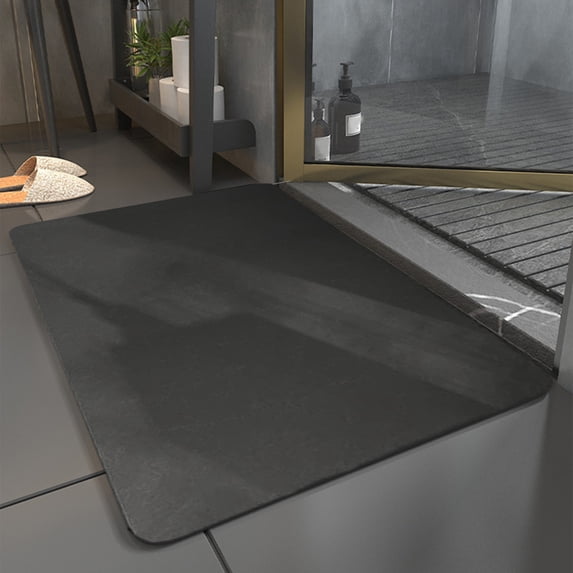 Diatomaceous Earth Bathroom Floor Mat | Non-Slip Quick Dry Absorbent Washable Stone Mat | For Shower, Bathtub & Sink | 1 Mat