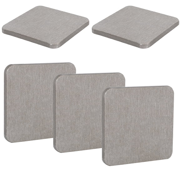 Diatomaceous Earth Coaster Cup Mats Square Light Grey 100x100x8mm