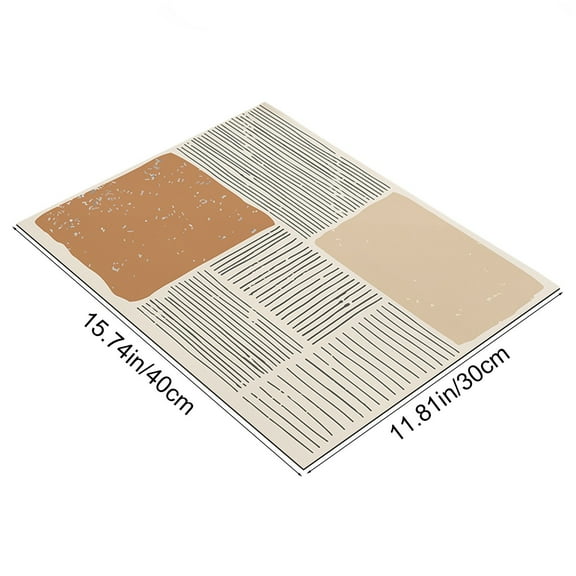 Diatomaceous Earth Counter Mat Super Absorbent Drying Pad Heat Resistant Kitchen Drain Board Non-Slip Sink Protector Dish Drying Mat
