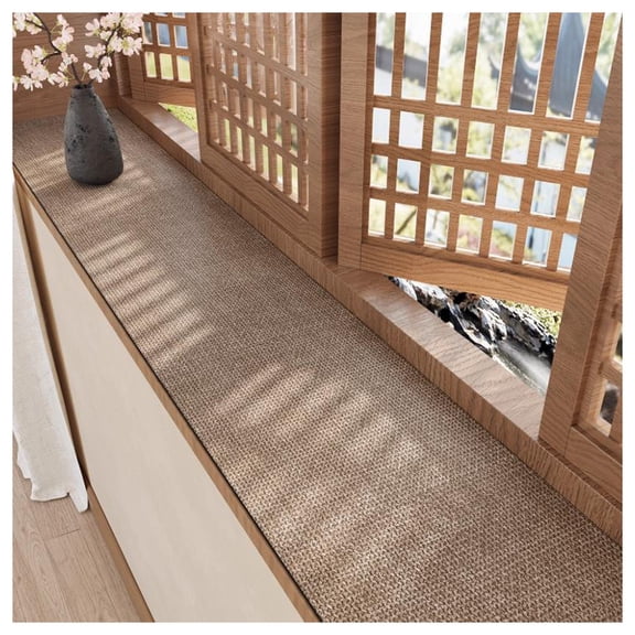 Diatomaceous Earth Mat for Windowsill, DIY Bay Window Sill Mat,Balcony Protective Pad,Rubber Backed Non-Slip Pad for Window,Cabinet,Dining room,Bedroom