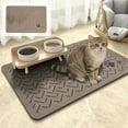 thumbnail image 1 of Diatomaceous Earth Pet Feeding Mat Splash Proof Floor Mat,Non Slip Absorbent Kitchen Rug,19.69x11.81 Inches Waterproof Easy Clean Entryway Door Mat for Indoor Outdoor Use,Home Decor Floor Protector, 1 of 7
