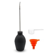 Hamnskyth 10 oz Powder Duster Diatomaceous Earth Duster Powder Sprayer Bulb Duster with Length Adjustable from 8" to 20"