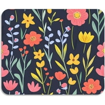 Diatomaceous Earth Stone Dish Drying Mat for Kitchen Counter，Seasonal Ultra Absorbent Home Dish Drainer Mats-Pink Yellow Flower，24inch x 18inch