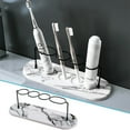 thumbnail image 1 of Diatomaceous Earth Toothbrush Holder, Absorbent Pad Toothbrush Rack, Water-Absorbing Bathroom Storage, Eco-Friendly Toothbrush Organizer, Quick-Dry Sink Accessory, 1 of 8
