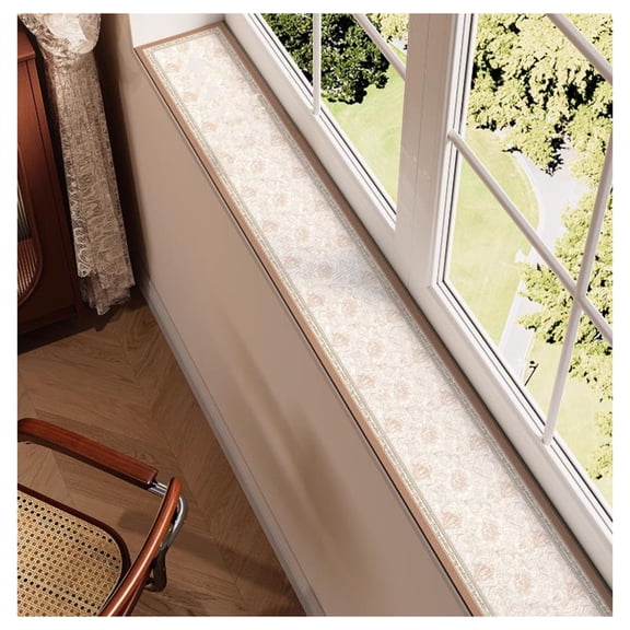 Diatomaceous Earth Window Sill Mat, Waterproof Absorbent Window Sill Cushion,Balcony Protective Pad with Non-Slip Backing for Bay Windows ,Balcony