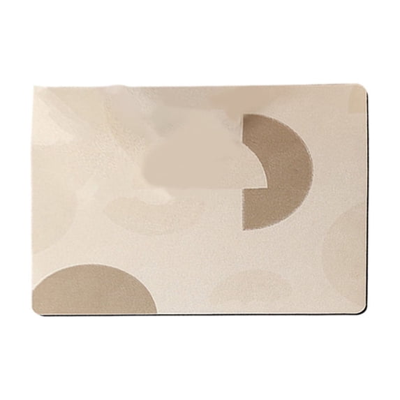 Diatomite Absorbent Mat Bathroom Countertop Drainage Mat Bathroom Vanity Cup Tray Kitchen Sink Placemat Easy To Clean 15.7x11.8 Inches Khaki