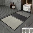 thumbnail image 1 of Diatomite Bath Mat | Super Absorbent & Quick-Dry Bathroom Floor Mat | Non-Slip Toilet & Shower Mat | 40x60cm (15.75x23.62in) | 1-Piece Set, 1 of 5