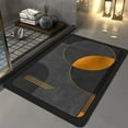 thumbnail image 1 of Diatomite Bathroom Floor Mat - Super Absorbent Quick Dry Non-Slip Mat for Shower Sink Doorway - Washable Bath Rug for Home Kitchen Laundry Room - 16x24 Inch, 1 of 8