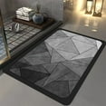 thumbnail image 1 of Diatomite Bathroom Floor Mat - Super Absorbent Quick Dry Non-Slip Mat for Shower Sink Doorway - Washable Bath Rug for Home Kitchen Laundry Room - 16x24 Inch, 1 of 8