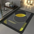 thumbnail image 1 of Diatomite Bathroom Floor Mat Super Absorbent Quick-Drying Non-Slip Water-Absorbent Rug for Shower Tub Toilet Sink Doorway Anti-S Bath Mat with Rubber Backing for Wet Areas, 1 of 8