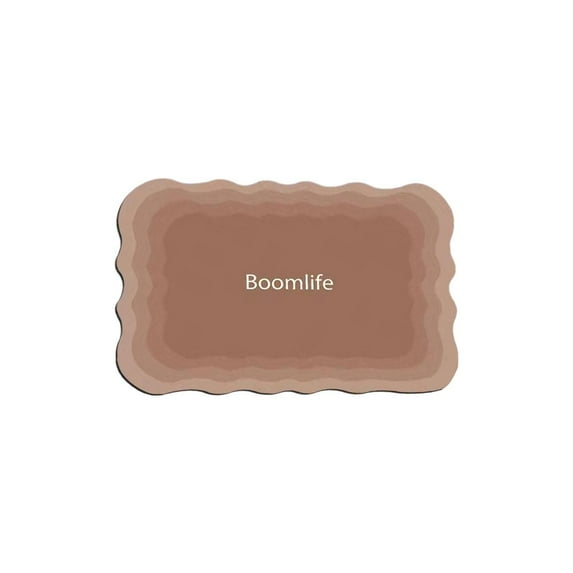 Diatomite Bathroom Water Absorbent Mat, Quick Drying Non Slip Floor Mat Household Toilet Entrance Rug, for Home Decor