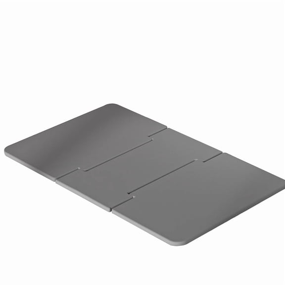 Diatomite Drying Mat for Kitchen Counter and Bathroom, Fast Absorbing Stone Dish Drying Mat with Non-Slip Backing, Modular Design, Dark Gray, 23.6 x 15.4 Inch