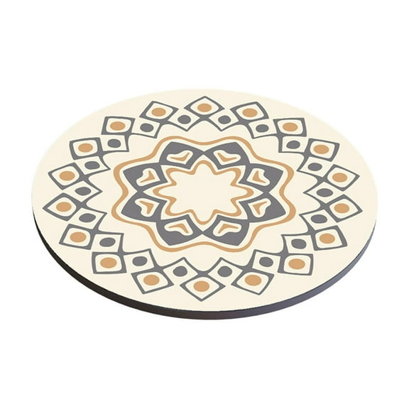 Diatomite Hot Pad 6x6in Heat Resistant Pot Holder Table Protector Non-Slip Coaster for Bowls Dishes Kitchen Dining