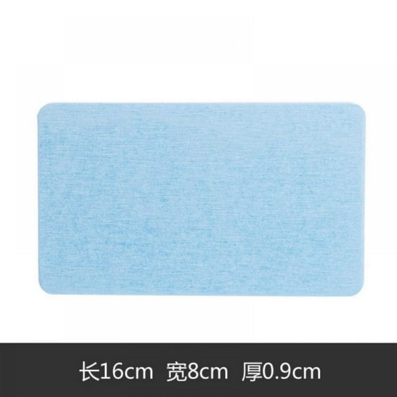 Diatomite Mat Water Absorbing Pad Coaster Diatomaceous Earth Kitchen Bathroom Sink Faucet Mat Non Slip Quick Drying