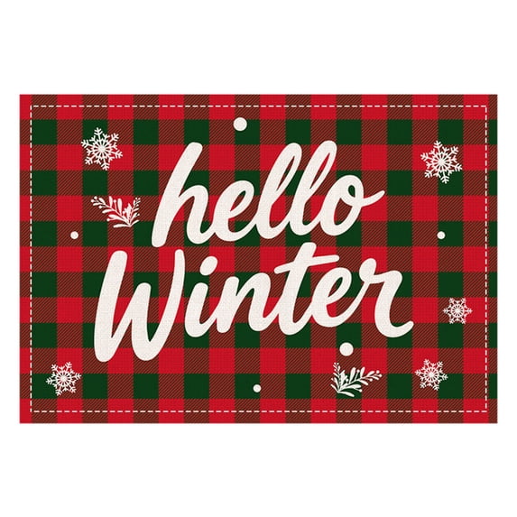 Diatomite Placemat Absorbing Festive Holiday Dining Mat For Dinner Party Celebrations Kitchen Table Decorative Non Christmas Theme