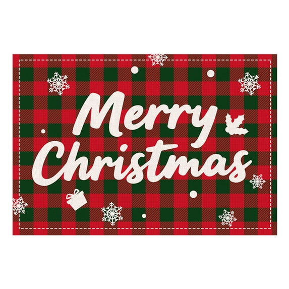 Diatomite Placemat Absorbing Festive Holiday Dining Mat For Dinner Party Celebrations Kitchen Table Decorative Non Christmas Theme