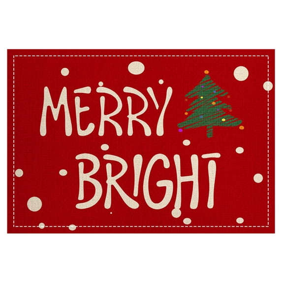 Diatomite Placemat Absorbing Festive Holiday Dining Mat For Dinner Party Celebrations Kitchen Table Decorative Non Christmas Theme