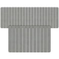 thumbnail image 1 of Diatomite Quick-Dry Water-Absorbing Kitchen Mat Sets - X-Large + Large Gray Mats, 1 of 7