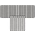 thumbnail image 1 of Diatomite Quick-Dry Water-Absorbing Kitchen Mat Sets - X-Large + Small Gray Mats, 1 of 7