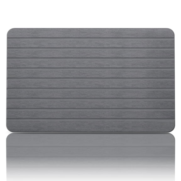 Diatomite Stone Bath Mat Dark Gray Quick Drying Super Absorbent Non-Slip