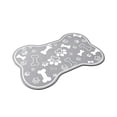 thumbnail image 1 of Diatomite Stone Pet Feeding Mat for Dog & Cat, Absorbent Bone Shaped Non-Slip Dog Food Mat, 1 of 7