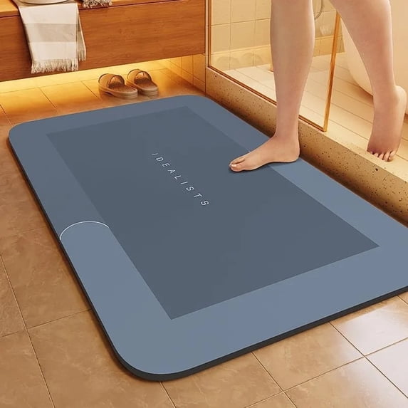 Diatomite Super Absorbent Bathroom Floor Mat Anti Slip Foot Carpet ...
