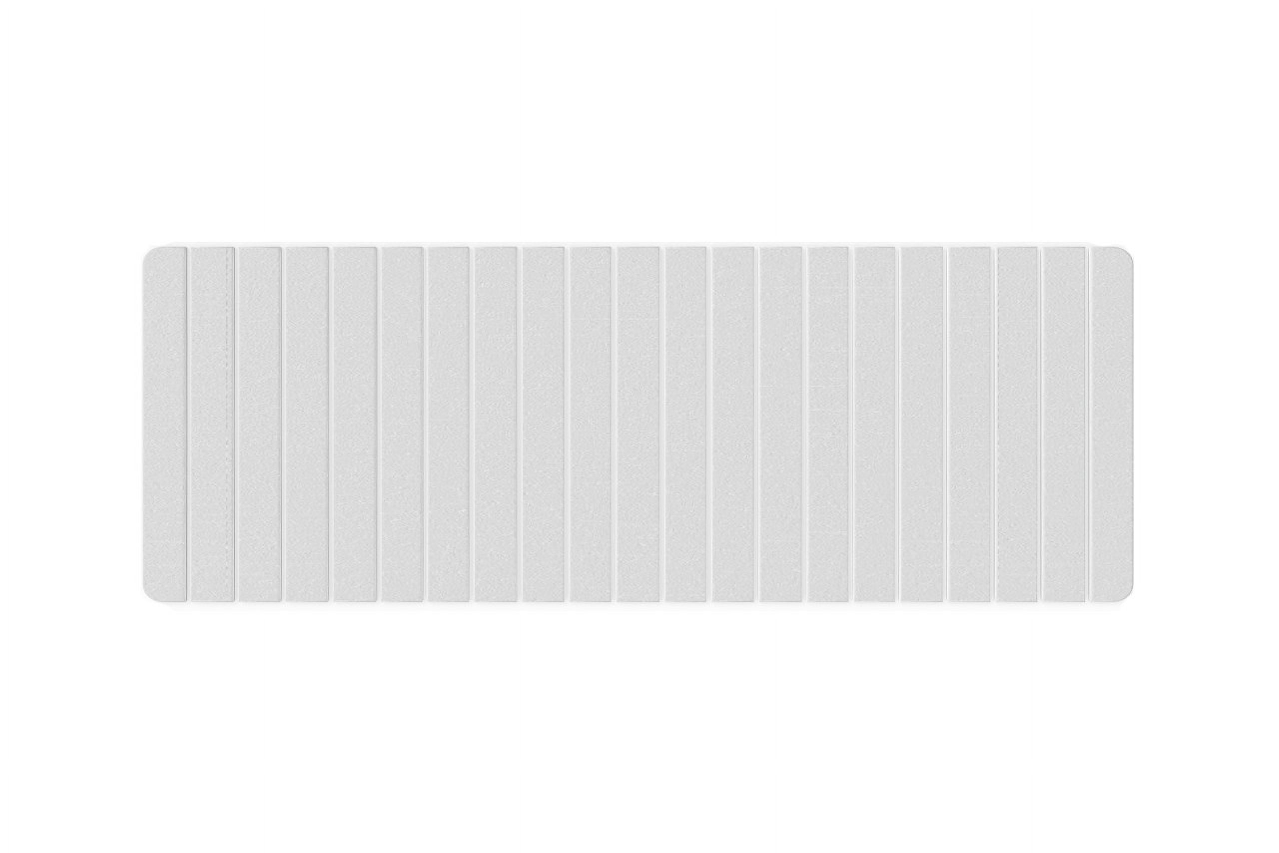 Diatomite Super Absorbent Quick Drying Stone Bath Mat - Natural White, Extra Large - 58 in. x 21 in, by 90210 Kitchen and Bath