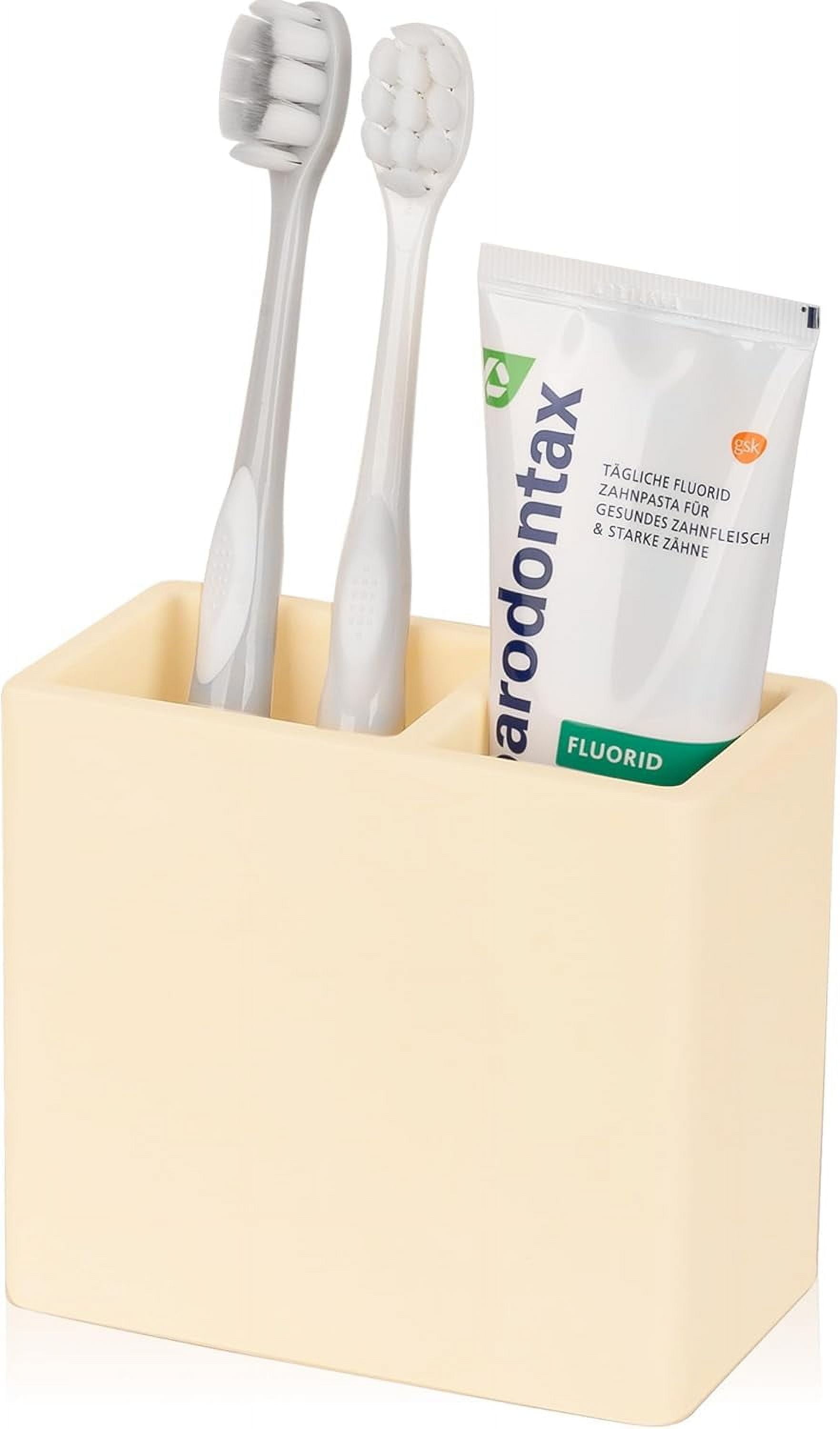 Diatomite Toothbrush Holder 2 Slots, Bathroom Organizer for Electric ...