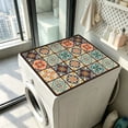 thumbnail image 1 of Diatomite Washing Machine Mat, Boho Tile Dryer Top Protector, Waterproof Countertop Pad, Non-Scratch Washer Cover Mat, Household Kitchen Appliance Accessory, 1 of 6