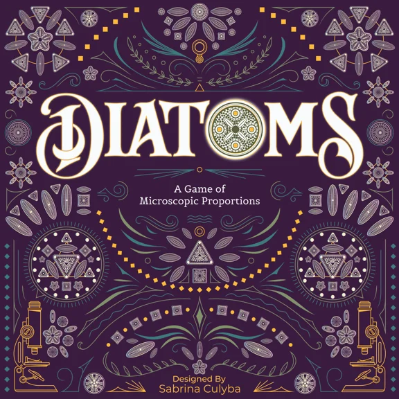 Diatoms, Create Beautiful Mosaics from Microscopic Algae Board Game 1 to 4 Players Mensa Select Winner