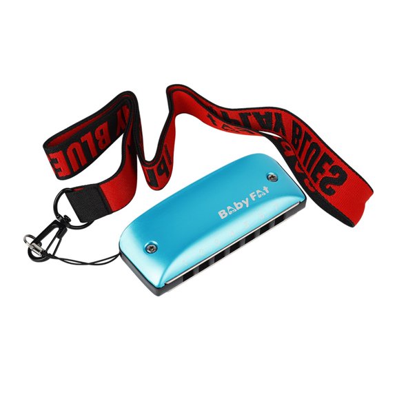 Diatonic Harmonica With Free Lanyards Standard 7 Holes Harps Mouth Organ Harmonica for Kids, Adults Easy Playing