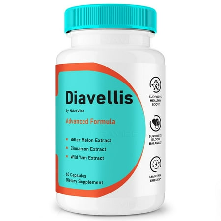 Diavellis – Original Formula with a Clean Blend to Support Circulation, Natural Energy & Balanced Levels | Just 2 Easy-to-Swallow Pills Daily (60 Capsules)