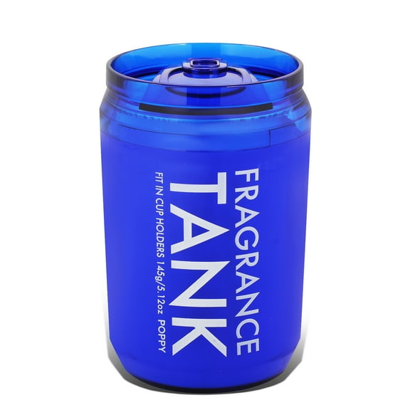 Diax Fragrance Tank 145g Blue Soda Can Cup Holder Style Room / Car Air Freshener with Sparkling Dry Scent