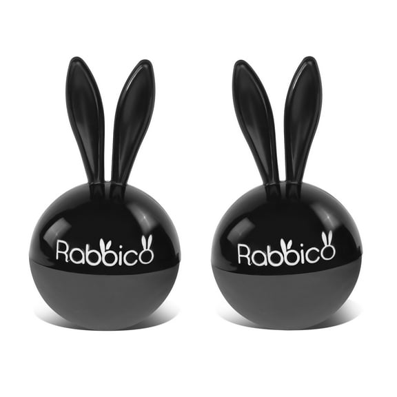 Diax Rabbico Air 3g Black Rabbit Ear Clip-On Air Vent Room / Car Air Freshener with White Musk Scent