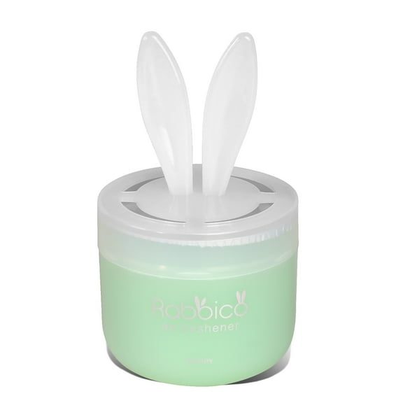 Diax Rabbico White 90g White / Green Rabbit Ear Gel Can Room / Car Air Freshener with Relax Shower Scent