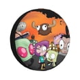 thumbnail image 1 of Dib Invader Zim Gaz Gir Spare Tire Cover Waterproof Dust-Proof Universal Wheel Tire Cover Protector Accessories 14" 15" 16" 17", 1 of 7