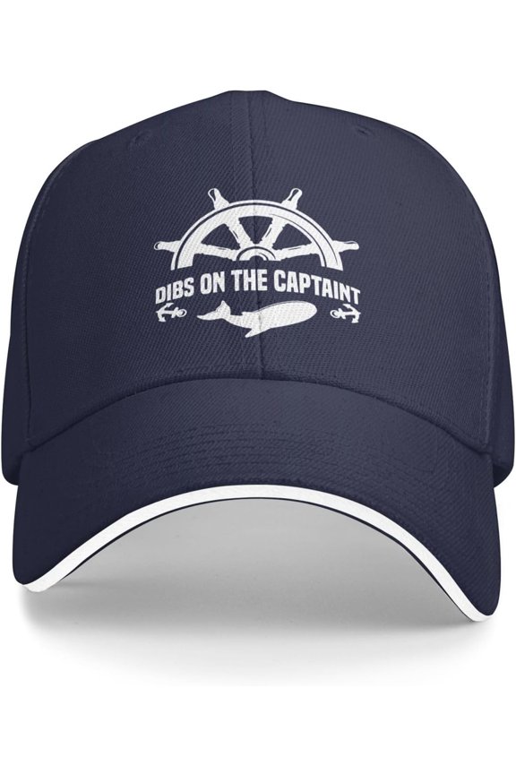 Dib'S On The Captain 2 Trucker Hat Baseball Cap Funny Outdoor Travel Dad Caps