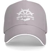 DibS On The Captain 2 Trucker Hat Baseball Cap Funny Outdoor Travel Dad Caps