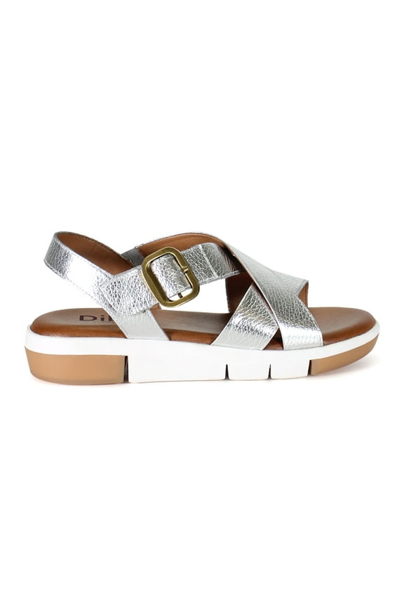 True Womens Advo Cate Metallic Strappy Wedge Casual Shoes