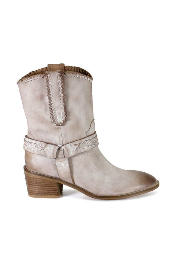 True Womens Glass Heart Round Toe Pull On Ankle Boots