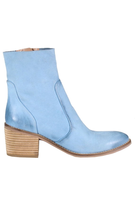 True  Womens Majes Tic Round Toe Chelsea  Boots   Ankle Low Heel 1-2"