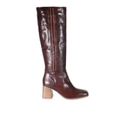 Diba True Womens Mar Velus Square Toe Zippered Tall Boots