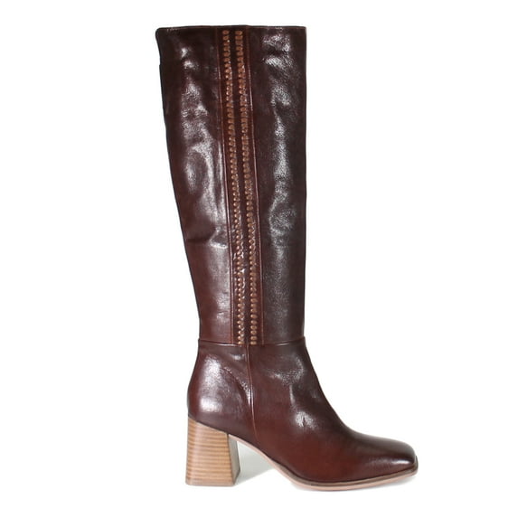 Diba True Womens Mar Velus Square Toe Zippered Tall Boots